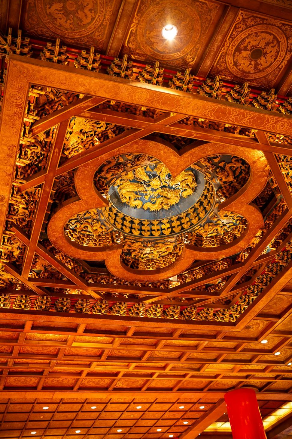 Restored ceiling detail